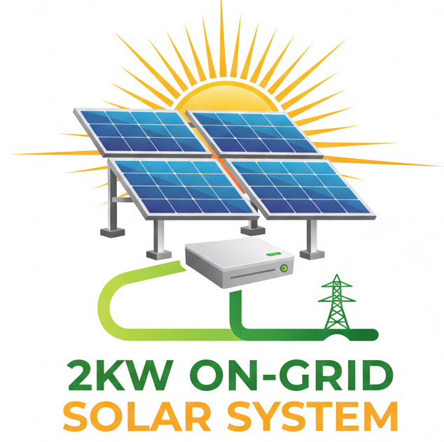 2KW On-Grid Solar System