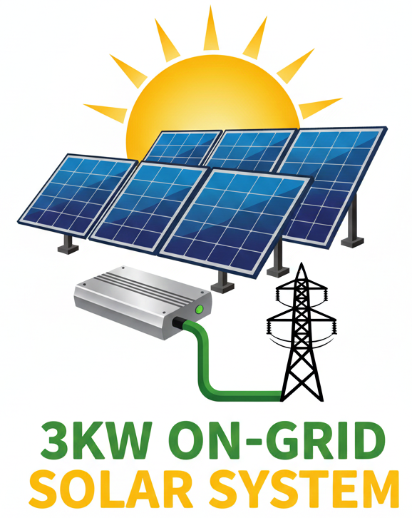 3KW On-Grid Solar System